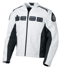 Icon White Accelerant Leather Jacket